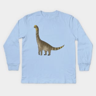 Cute Brachiosaurus Kids Long Sleeve T-Shirt